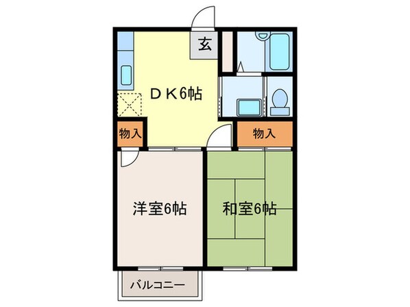 エルディムサントピアの物件間取画像